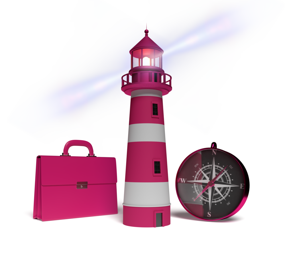 Lighthouse 3D rendering
